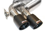 Borla Borla 17-18 Chevrolet Camaro ZL1 6.2L V8 S Type Catback Exhaust w/ Dual Mode Valves CF Black Anod BOR-140726CFBA