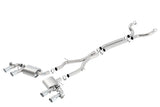 Borla Borla 2017+ Chevy Camaro ZL1 6.2L S-Type Catback Exhaust w/ Dual Split Rear Exit BOR-140726