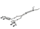 Borla Borla 17-18 Chevrolet Camaro ZL1 6.2L V8 Atak Catback Exhaust w/ Dual Mode Valves CF Black Anod BOR-140727CFBA