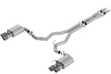 Borla Borla 2018 Ford Mustang GT 5.0L AT/MT 3in Atak Catback Exhaust w/ Valves (Carbon Fiber Tip) BOR-140743CF