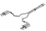 Borla Borla 2018 Ford Mustang GT 5.0L AT/MT 3in ATAK Catback Exhaust w/ Valves BOR-140743