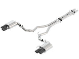 Borla Borla 2018 Ford Mustang GT (A/T / M/T) 3in ATAK Catback Exhaust w/o Valves w/ Black Chrome Tips BOR-140746BC