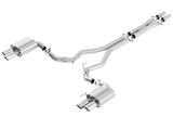 Borla Borla 2018 Ford Mustang GT 5.0L AT/MT (w/o Valves) ATAK 3in Cat-Back Exhaust w/Polished Tips BOR-140746