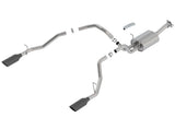 Borla Borla 2019 RAM 1500 5.7L V8 AT 4DR Crew Cab Short Bed Touring SS Catback Exhaust - Black Chrome Tip BOR-140758BC
