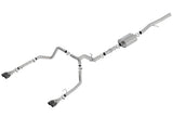 Borla Borla 19 Chevrolet Silverado/GMC Sierra 1500 6.2L SS ATAK Catback Exhaust - Black Chrome Tips BOR-140776BC