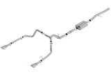 Borla Borla 19 Chevrolet Silverado/GMC Sierra 1500 6.2L SS ATAK Catback Exhaust - Square Chrome Tips BOR-140784