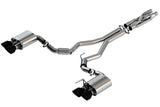 Borla Borla 2020 Ford GT500 5.2L AT 3in ATAK CatBack Exhaust w/ Black Chrome Tips BOR-140837BC