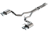Borla Borla 2020 Ford GT500 5.2L AT 3in ATAK CatBack Exhaust w/ Chrome Tips BOR-140837