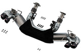 Borla Borla 2020 Chevrolet Corvette C8 6.2L ATAK 3in Exhaust System Dual Round Angle Cut Carbon Fiber Tips BOR-140839CF