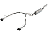 Borla Borla 21-22 Chevrolet Tahoe 6.2L V8 2/4WD 4DR T-304 SS Touring Cat-Back Exhaust w/ Black Chrome Tips BOR-140858BC