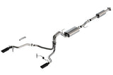 Borla Borla F-150 2021 2.7L/3.5L 4dr CC SB EC STB Lar/KingR/Plnm/LTD 3/2.25 SRE CB Touring BLK CHR Tips BOR-140862BC