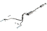 Borla Borla F-150 2021 2.7L/3.5L 4dr CC SB EC STB Lari/King R/Plinum/LTD 3/2.25 SRE CB Touring CHR Tips BOR-140862