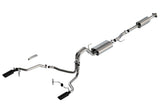 Borla Borla F-150 2021 5.0L 4dr CC SB EC STB Lariat/KR/Pltm/LTD 3/2.25 SRE Cat-Back Touring Black CHR Tips BOR-140865BC