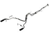 Borla Borla F-150 2021 5.0L 2dr RC SB (122.8 WB) XL/XLT 3/2.25 SRE Cat-Back ATAK Black Chrome Tips BOR-140869BC
