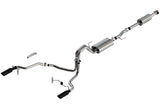Borla Borla F-150 2021 3.3L CC SB EC STB XL/XLT/Lariat/KR/Plnm/LTD 3/2.25 SRE Cat-Back ATAK Black CHR Tips BOR-140879BC