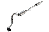 Borla Borla F-150 2021 3.3L CC SB EC STB XL/XLT/Lariat/KR/Plnm/LTD 3/2.25 DSE Cat-Back ATAK Black CHR Tips BOR-140881BC