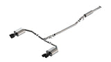 Borla Borla 21-23 Kia K5 GT i4 AT FWD 4DR 2.00in 2.75in S-Type Exhaust - Black Chrome BOR-140891BC