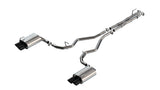 Borla Borla 19-22 Ford Explorer 3.0L V6 AT AWD 4DR 2.25in ATAK Catback Exhaust - Black Chrome Tip BOR-140894BC