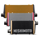 Mishimoto MMINT-UCF, Matte Tanks, 525mm Silver Core, Straight, Dark Gray Anodized V-Band