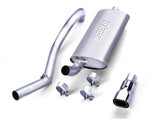 Borla Borla 97-99 Jeep Wrangler 2.5/4.0L w/o Hitch Cat-Back 2.25in Single Sqr Angle Cut Phntm Rear BOR-14728