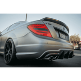 Suvneer Motorsports Suvneer W204 2D Coupe High Kick Carbon Fiber Trunk Spoiler W2042DTNKLIP