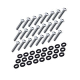 Nuke Performance 24 bolts and nylon washers for CFC Unit , M6x20 by Nuke Performance 150-10-131