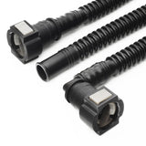 Nuke Performance Pre-assembled in tank 350mm fuel hose SAE 9.49 90° to ID8 by Nuke Performance 150-20-305