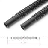 Nuke Performance Convoluted black nylon in-tank fuel hose Ø8mm 300mm by Nuke Performance 150-20-314