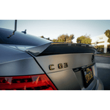 Suvneer Motorsports Suvneer W204 2D Coupe High Kick Carbon Fiber Trunk Spoiler W2042DTNKLIP