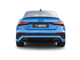 Akrapovic  Evolution Line Cat Back (Titanium) w/Carbon Tips -Audi 2021+ 8Y S3 Sedan by Akrapovic S-AU/TI/18H