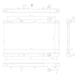 Radiator - Toyota by Nissens 164000V080-NIS