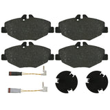 Brake Pad Set with Fastening Material - Mercedes by Febi 16452-FEB