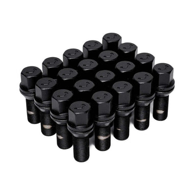 Vossen Lug Bolt - 14x1.5 - 30mm - 17mm Hex - Cone Seat - Black (Set of 20) by Vossen LUG-B1450-30-BC