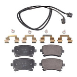 Brake Pad Set with Fastening Material - VW/Audi by Febi 3D0698451-FEB
