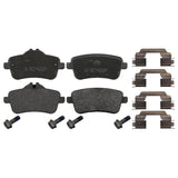 Brake Pad Set with Fastening Material - Mercedes by Febi 0004206704-FEB