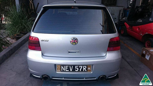 Flow Designs MK4 Golf R32 Rear Valance Kit (3 Piece) | GLMK4R32VAL ...