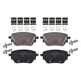 Brake Pad Set with Fastening Material - Mercedes by Febi 0004205703-FEB
