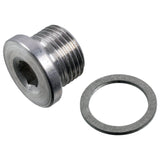 Oil Drain Plug with Sealing Ring - Porsche by Febi 90021900930-FEB