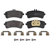 Brake Pad Set with Additional Parts - Mercedes by Febi 0004203700-FEB