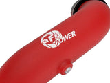 aFe Bladerunner 2-1/4 IN Aluminum Hot Charge Pipe Black 20-23 Ford Explorer/Explorer ST - Red by AFE 46-20658-R