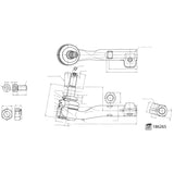 Tie Rod End - BMW/MINI by Febi 32106880698-FEB