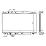 Radiator - Honda by Nissens 19010RNBA51-NIS