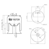 Air Spring - Ford by Febi GC465580GC-FEB