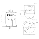 Air Spring - Ford by Febi GC465580HB-FEB