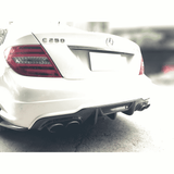 Suvneer Motorsports Suvneer DTM Designed W204 Facelift Carbon Fiber Diffuser W204CFDIF2-DTM