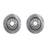 Drilled Rear Rotor Kit (310x22mm) - VW/Audi / A3 / RS3 / TT-S / TT-RS / Golf R & more