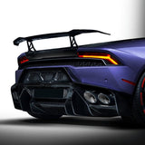 Vorsteiner Vorsteiner Lamborghini Huracan Novara Edizione Aero Rear Bumper w/ Rear Diffuser Carbon Fiber PP 2x2 Glossy (LP580-2 Requires Additional Parts) 0920LOV