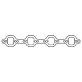 Cometic Ford Windsor .060in HTS Exhaust Mani Gasket Set-1.422in x 1.625in by Cometic CGS-C15651-060