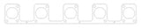 Cometic 04-05 Dodge Viper .030 inch MSL Gen III Exhaust Gasket by Cometic CGS-C5865-030