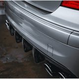 Suvneer Motorsports Suvneer W211 Four Fins Rear Diffuser Carbon Fiber W211CFDIFV4